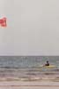 1989. 10-foot catamaran pulled by a kite